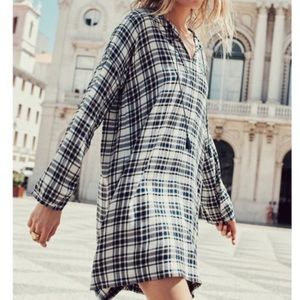 Madewell Plaid Artiste Tunic Dress